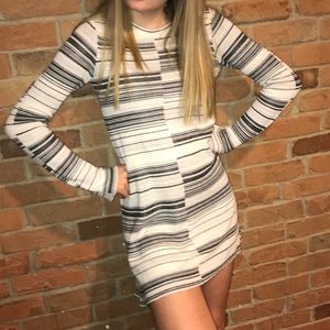 Free People Striped Sweater Dress